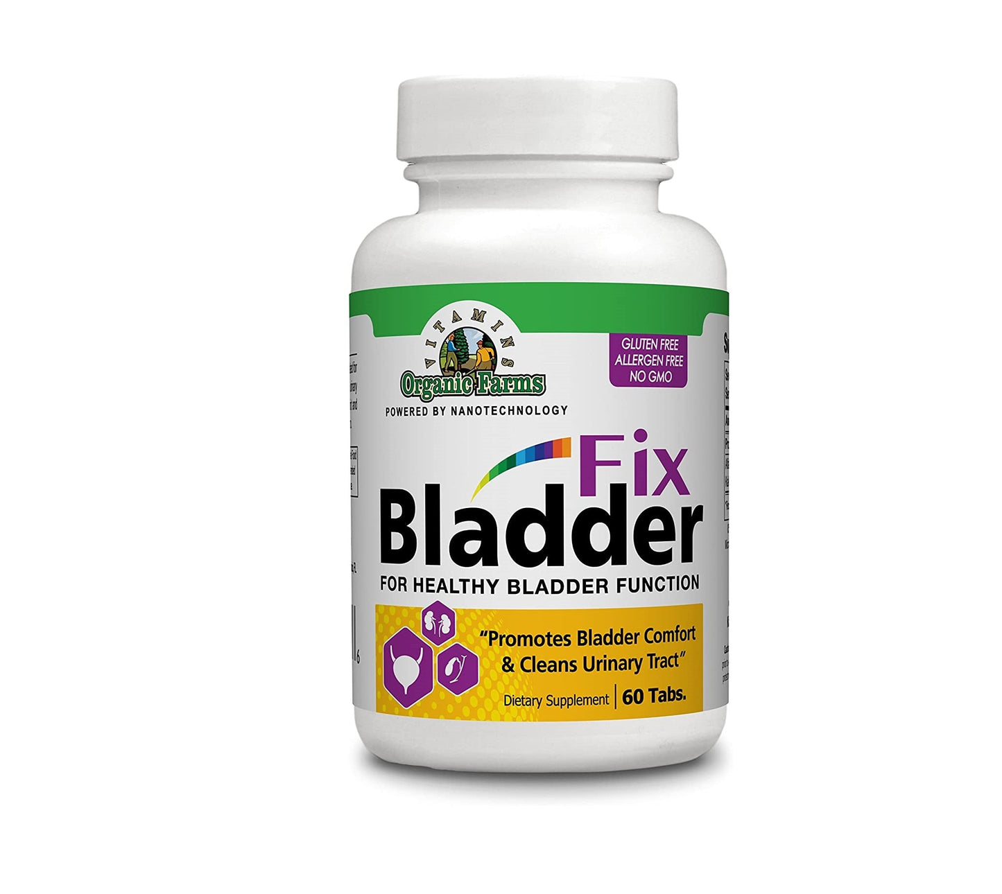 Bladder Fix - 60 Tablets - 100% Natural Dietary Supplement